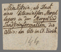 L 01323
<br/>
Label met opschrift
<br/>
<em>Escher von der Linth, Johannes Conrad (1767-1823)</em>